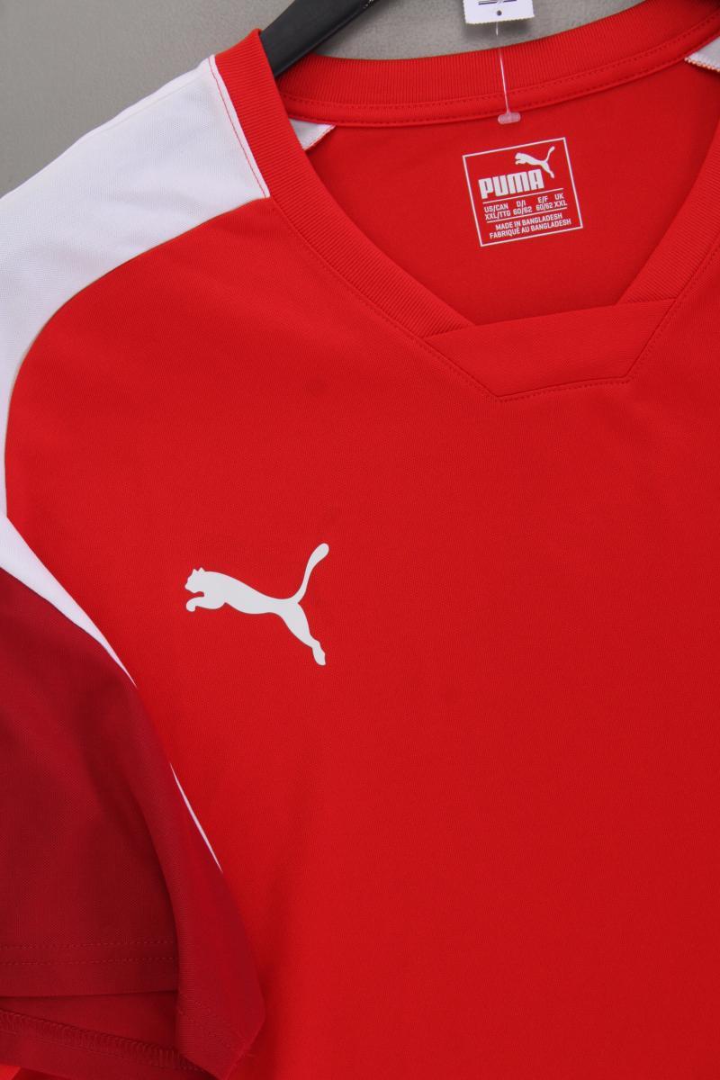 Puma Sportshirt für Herren Gr. XXL neuwertig Kurzarm rot