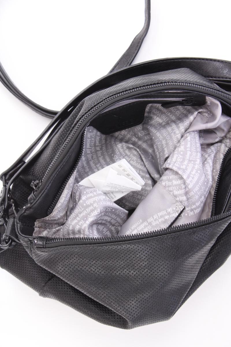Suri Frey Schultertasche neuwertig schwarz aus Polyurethan