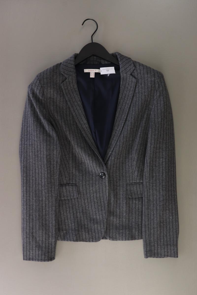 Esprit Jerseyblazer Gr. 40 gestreift grau aus Polyester