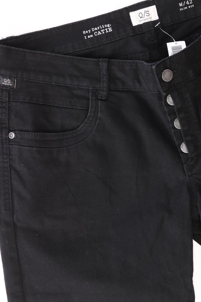 QS by s.Oliver 3/4 Jeans Gr. 42 Modell Catie schwarz aus Baumwolle