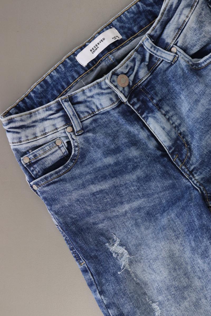 Reserved Straight Jeans Gr. 36 blau aus Baumwolle