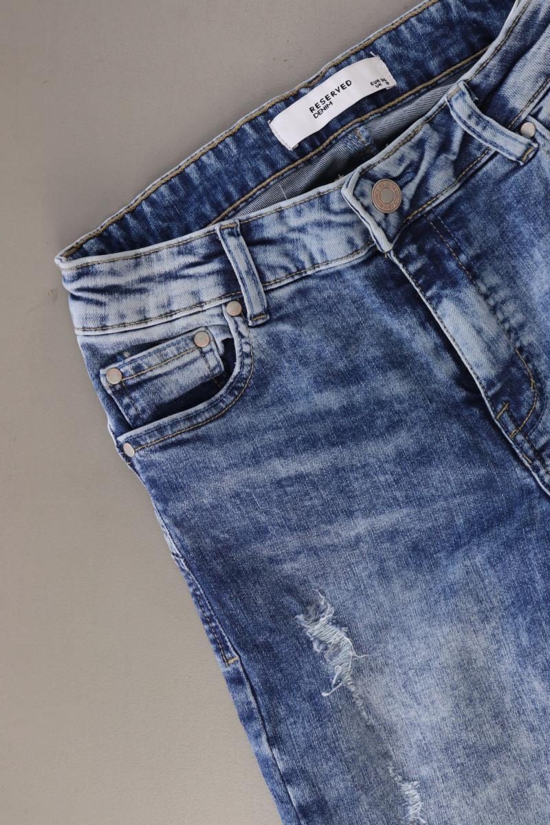 Reserved Straight Jeans Gr. 36 blau aus Baumwolle