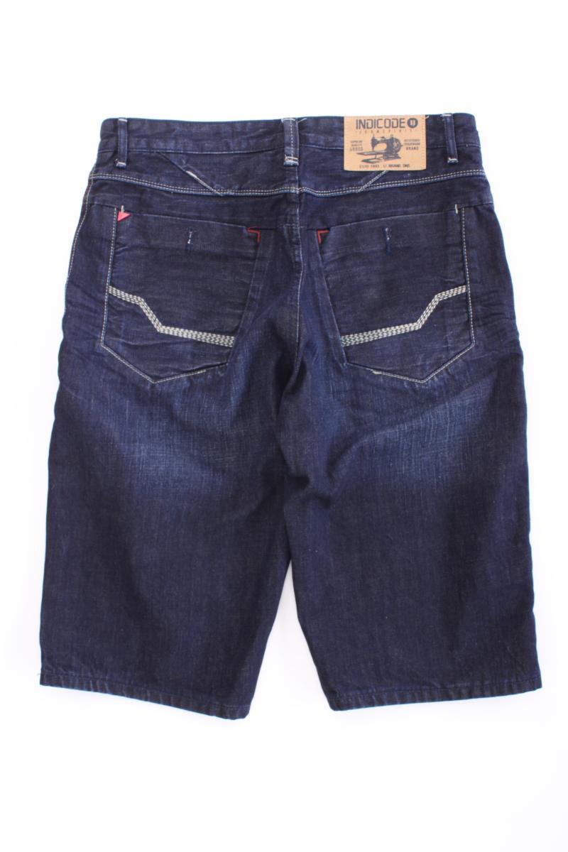 Indicode Jeansshorts für Herren Gr. L blau aus Baumwolle