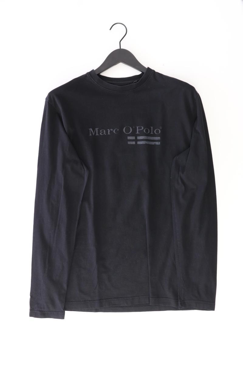 Marc O'Polo Longsleeve-Shirt für Herren Gr. XL Langarm schwarz aus Baumwolle