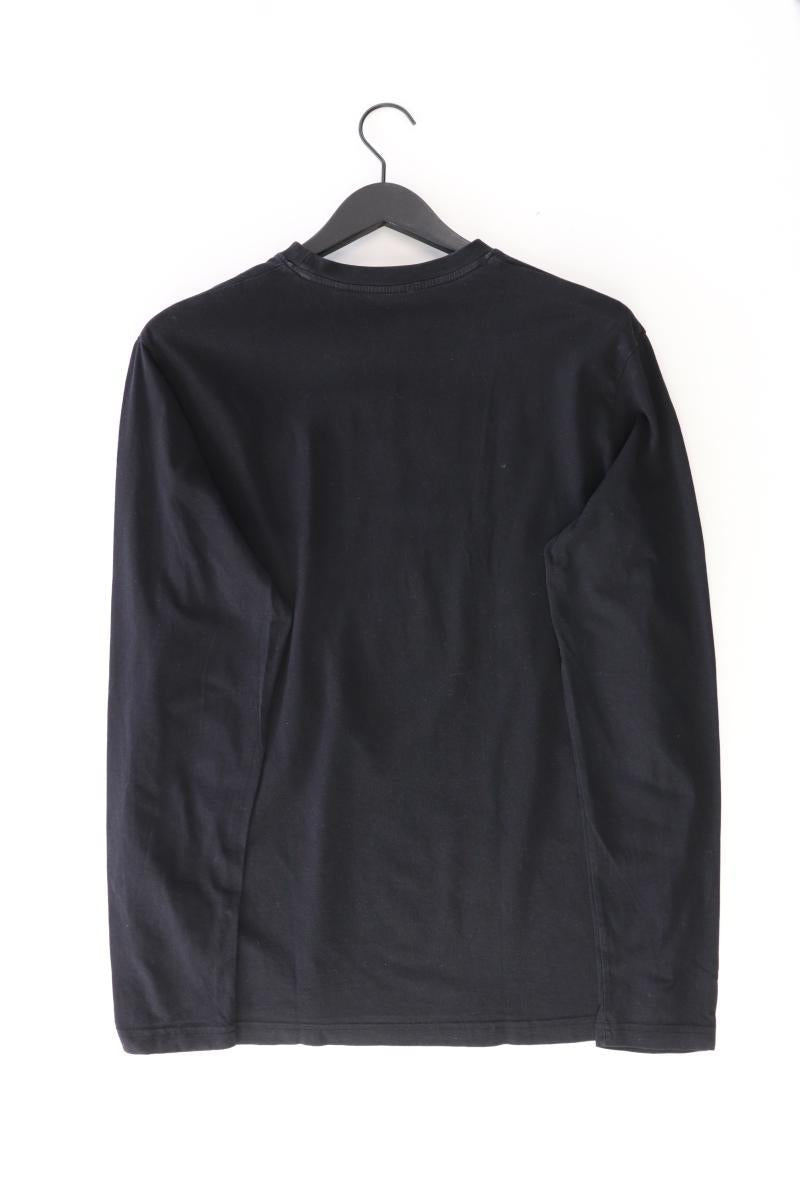 Marc O'Polo Longsleeve-Shirt für Herren Gr. XL Langarm schwarz aus Baumwolle