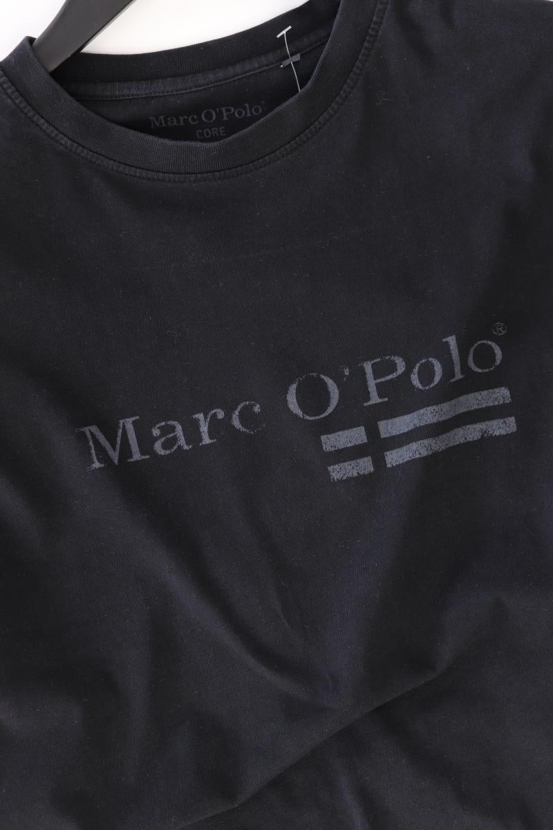 Marc O'Polo Longsleeve-Shirt für Herren Gr. XL Langarm schwarz aus Baumwolle