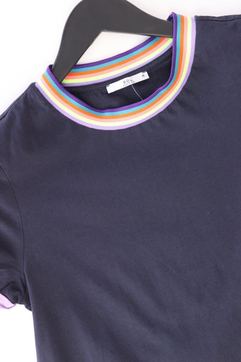edc by Esprit T-Shirt Gr. M Kurzarm blau aus Baumwolle