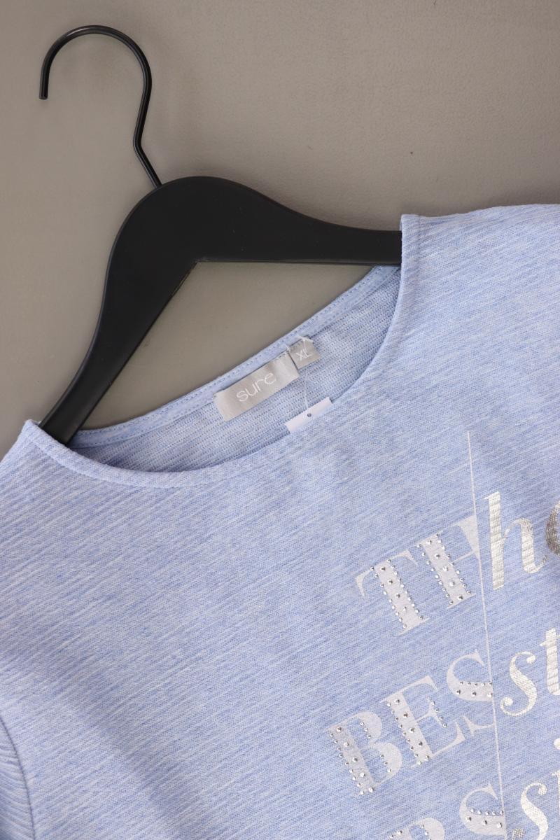 Sure Longsleeve-Shirt Gr. XL Langarm blau aus Baumwolle