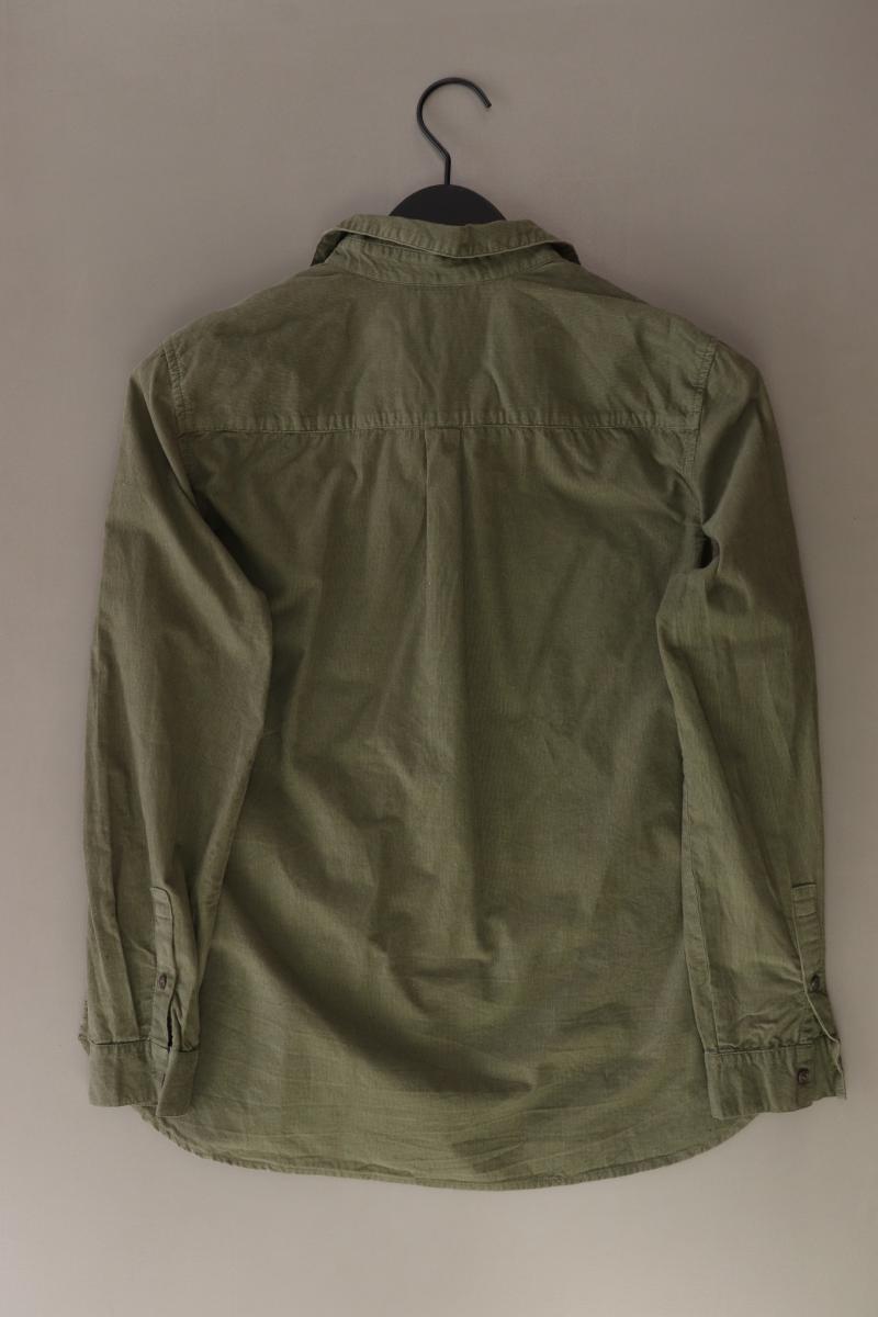 Montego Langarmbluse Gr. 40 olivgrün aus Baumwolle