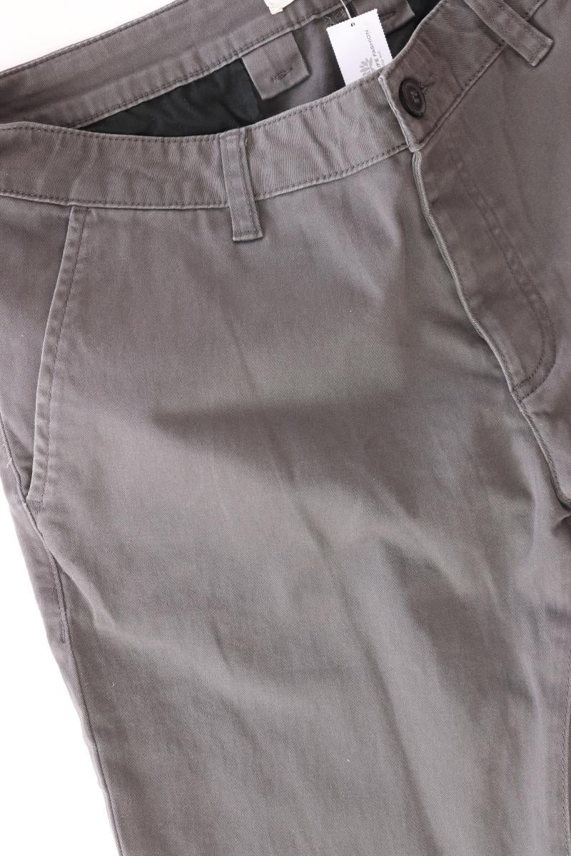 Pier One Hose für Herren Gr. W33 grau aus Baumwolle