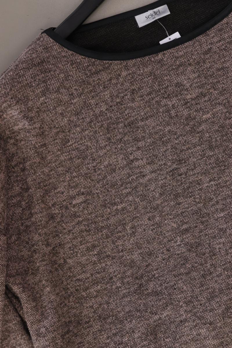 Seidel Feinstrickpullover Gr. 46 braun aus Polyester