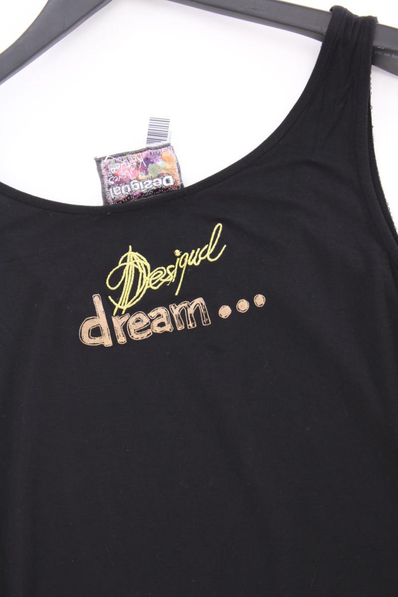 Desigual Trägerkleid Gr. L mit Pailletten mehrfarbig aus Polyester
