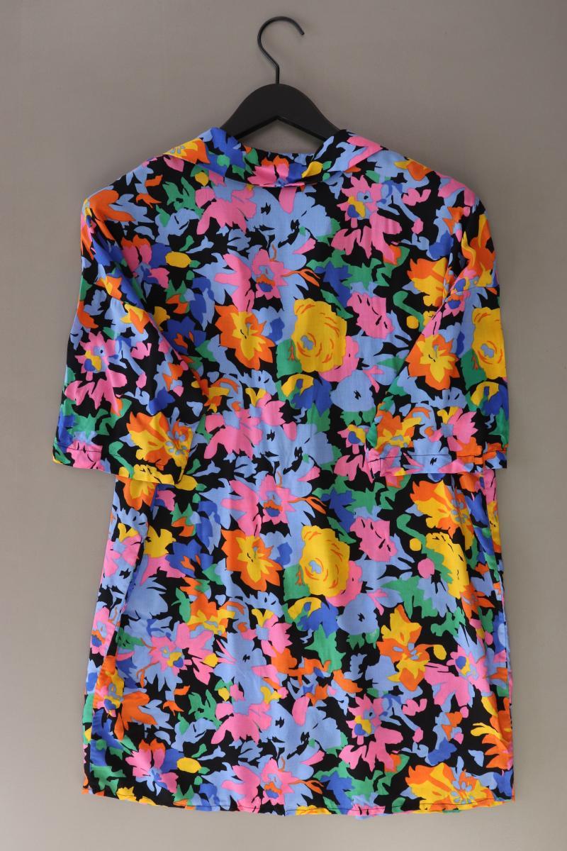 TEZENIS Kurzarmbluse Gr. M mit Blumenmuster mehrfarbig aus Viskose