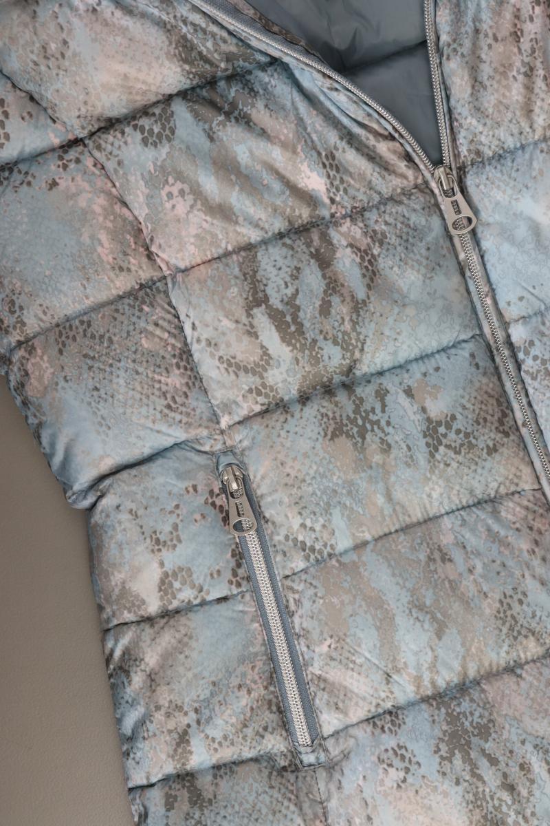 estelle jolie Daunenjacke Gr. 38 mit Tierdruck blau aus Polyester