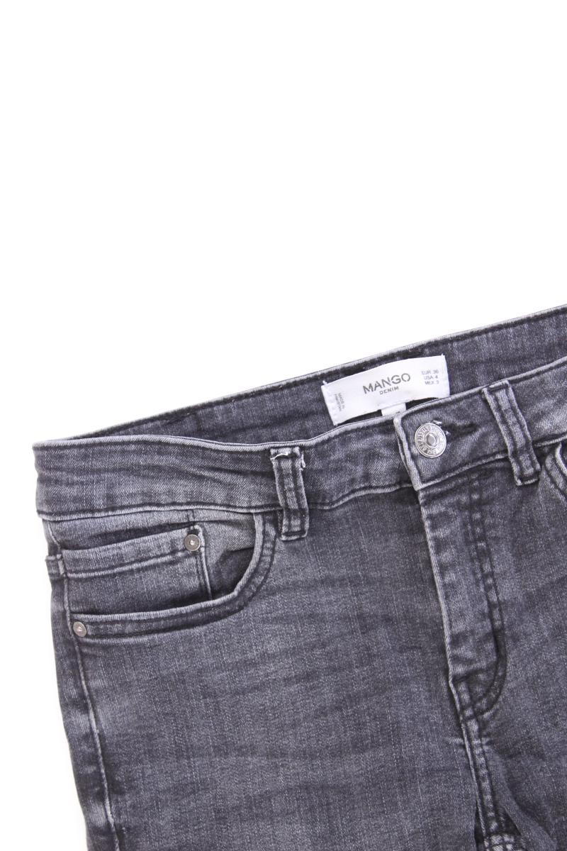 Mango Skinny Jeans Gr. 36 grau aus Baumwolle