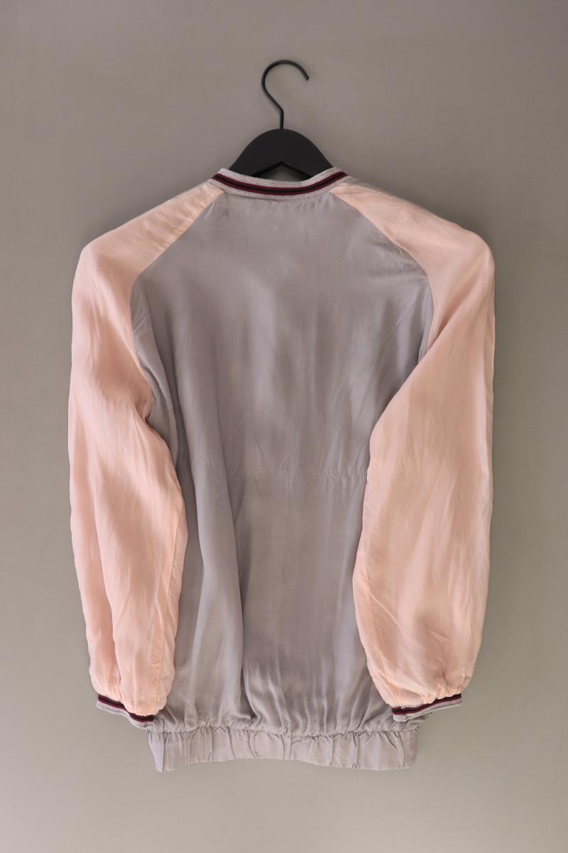 Zara Übergangsjacke Gr. XS grau aus Cupro