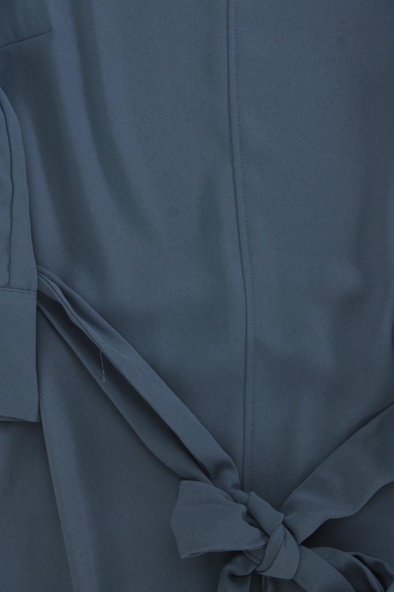 H&M Langarmkleid Gr. XS neuwertig 3/4 Ärmel blau aus Polyester