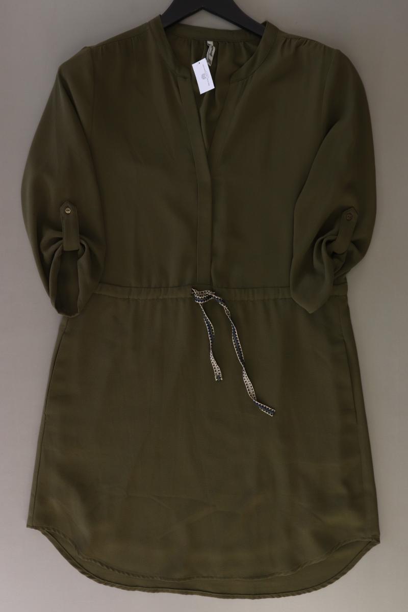 Stradivarius Midikleid Gr. M 3/4 Ärmel olivgrün aus Polyester