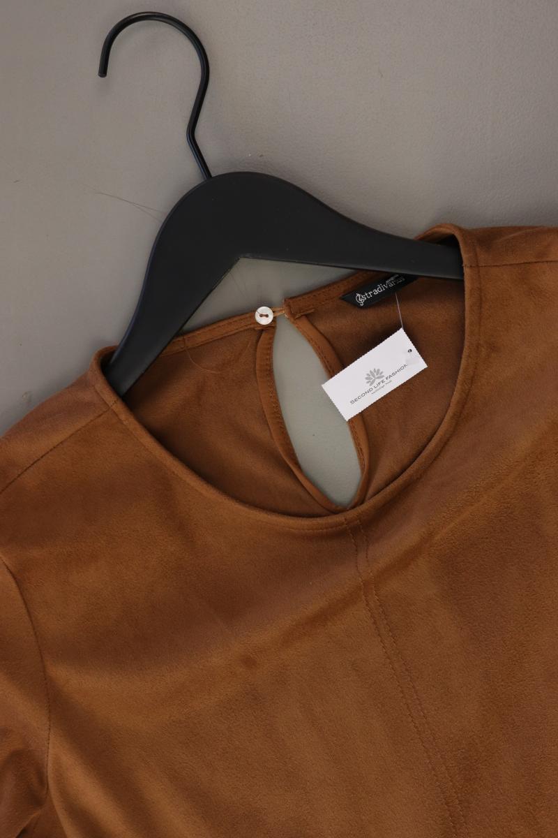 Stradivarius Midikleid Gr. M 3/4 Ärmel braun aus Polyester