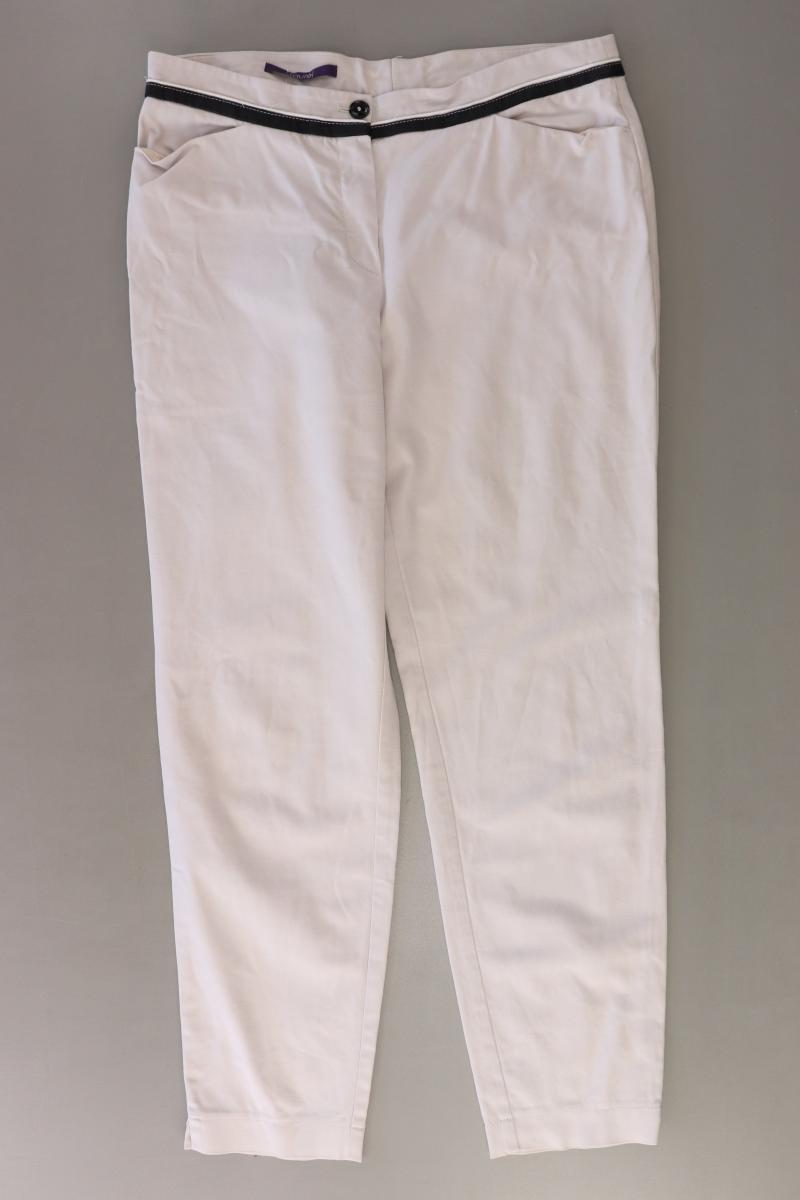 Laurèl Stoffhose Gr. 40 creme aus Baumwolle