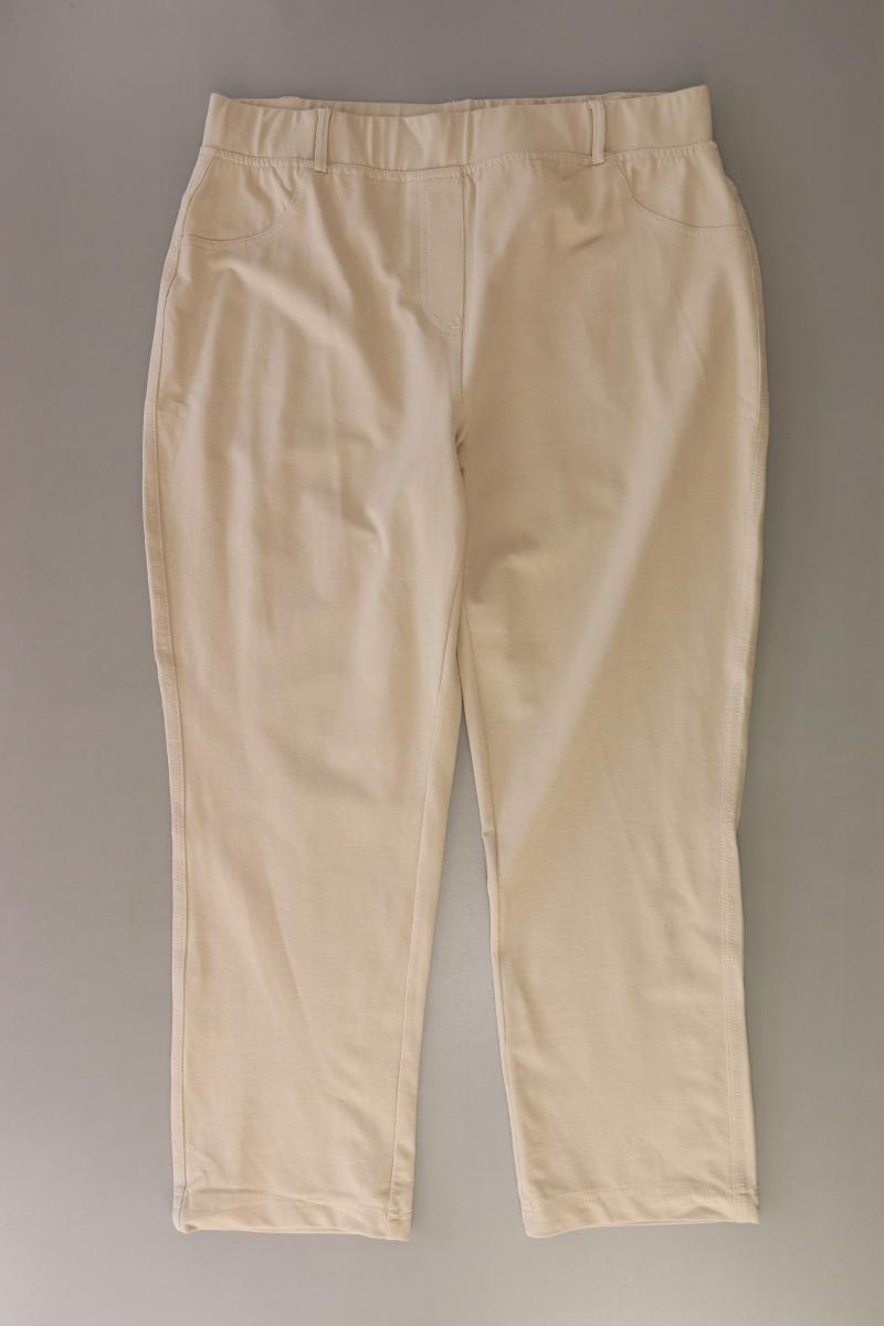 Helena Vera Stretchhose Gr. 44/46 creme aus Baumwolle