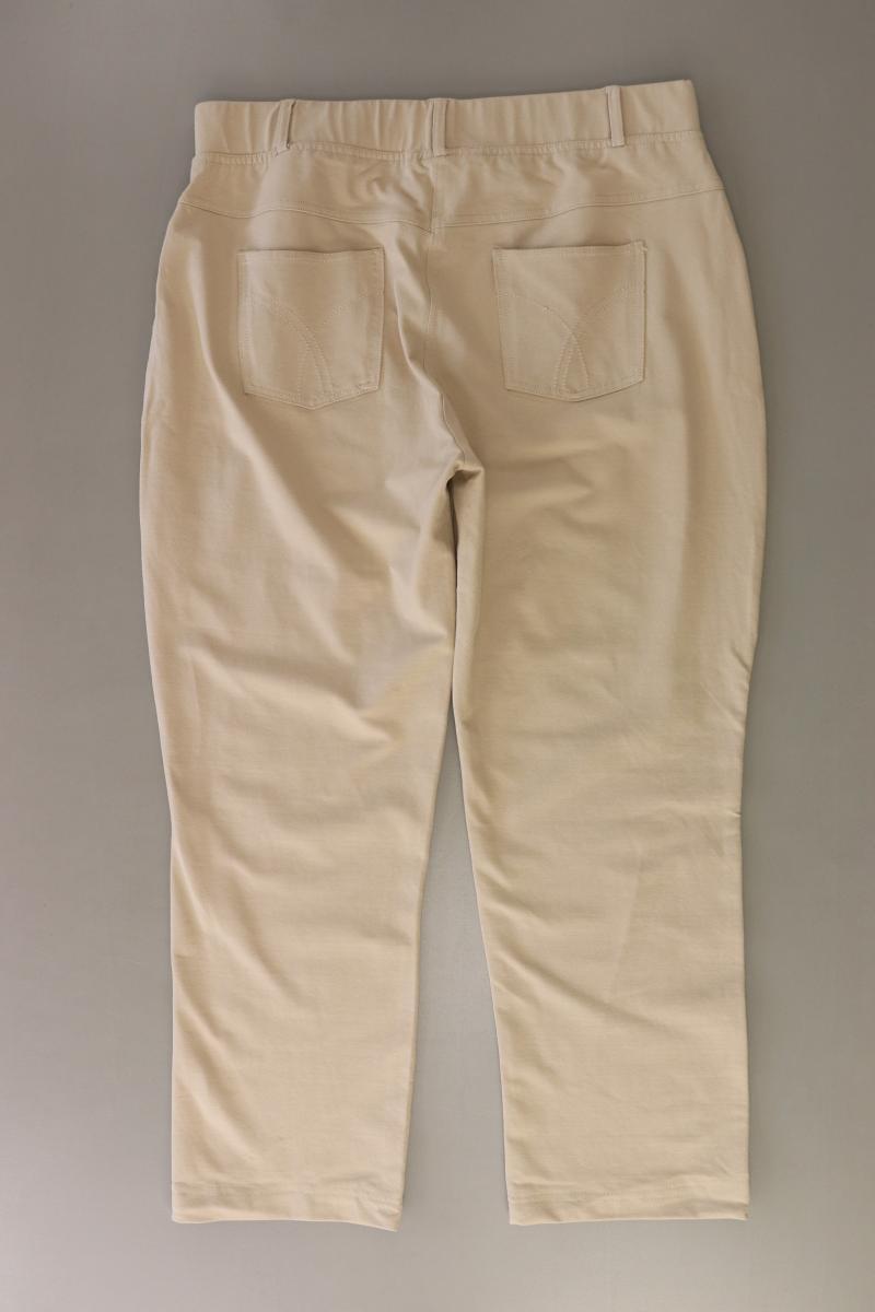 Helena Vera Stretchhose Gr. 44/46 creme aus Baumwolle