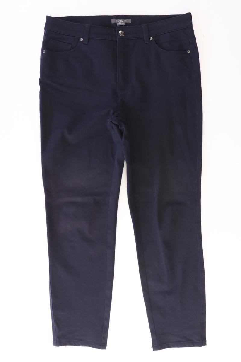 Adagio Hose Gr. Kurzgröße 20 blau aus Baumwolle