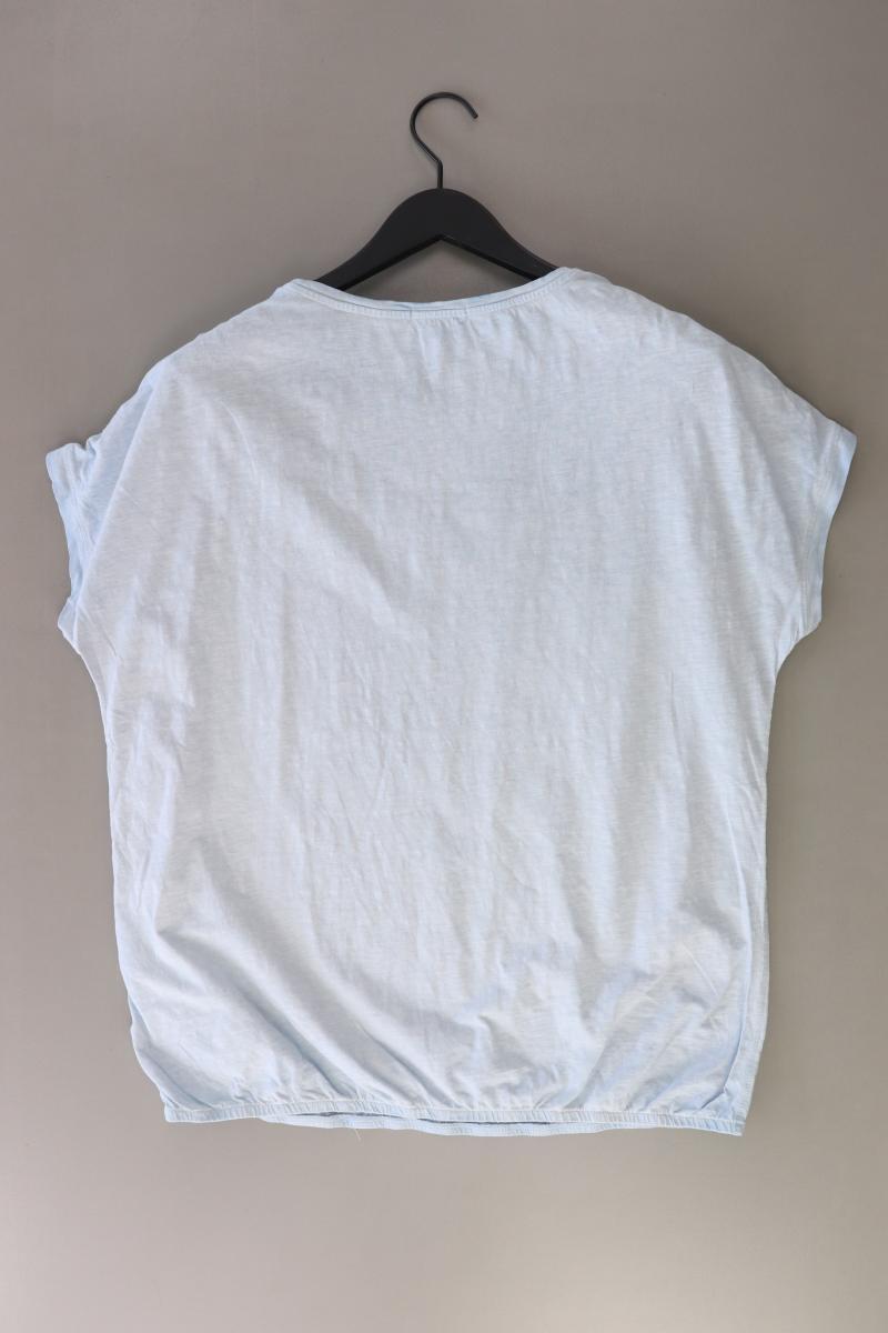 Cecil T-Shirt Gr. M Kurzarm blau aus Baumwolle