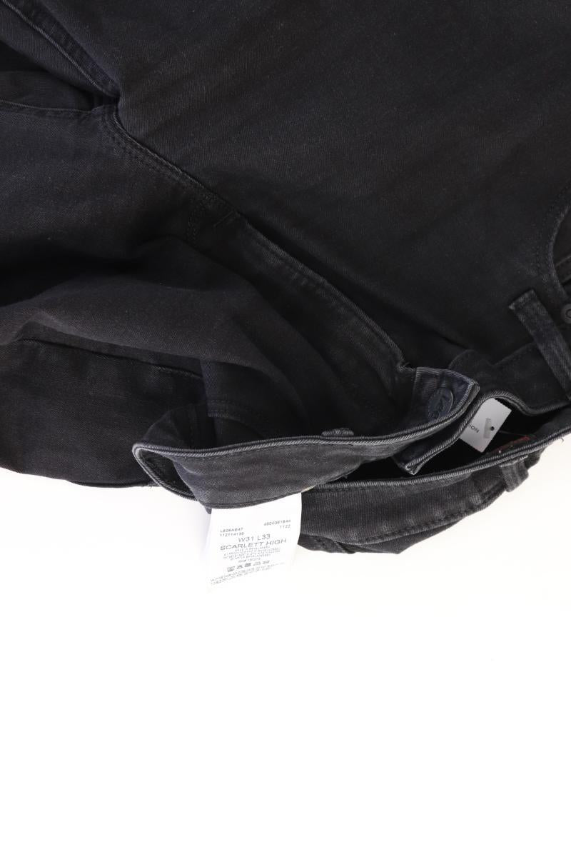 Lee Straight Jeans Gr. W31/L33 Modell Scarlett schwarz aus Baumwolle