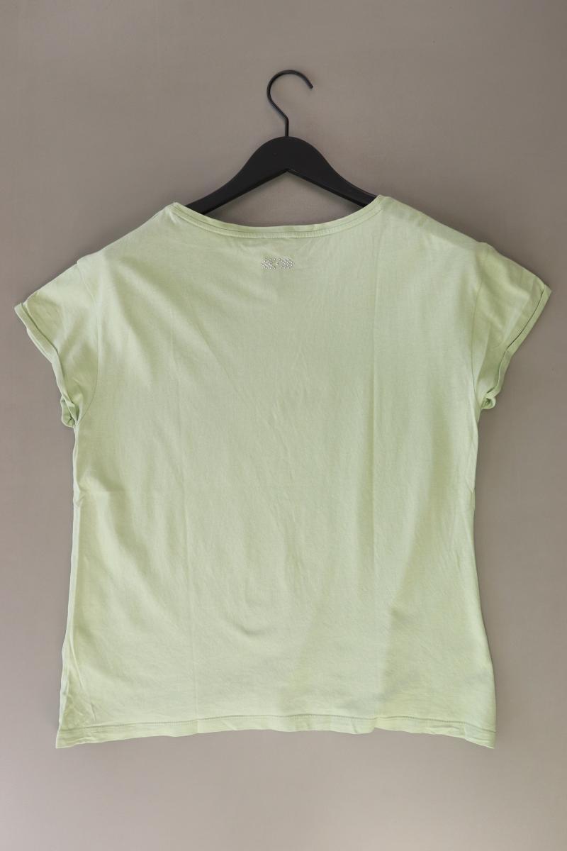 Street One Printshirt Gr. 40 Kurzarm grün aus Baumwolle