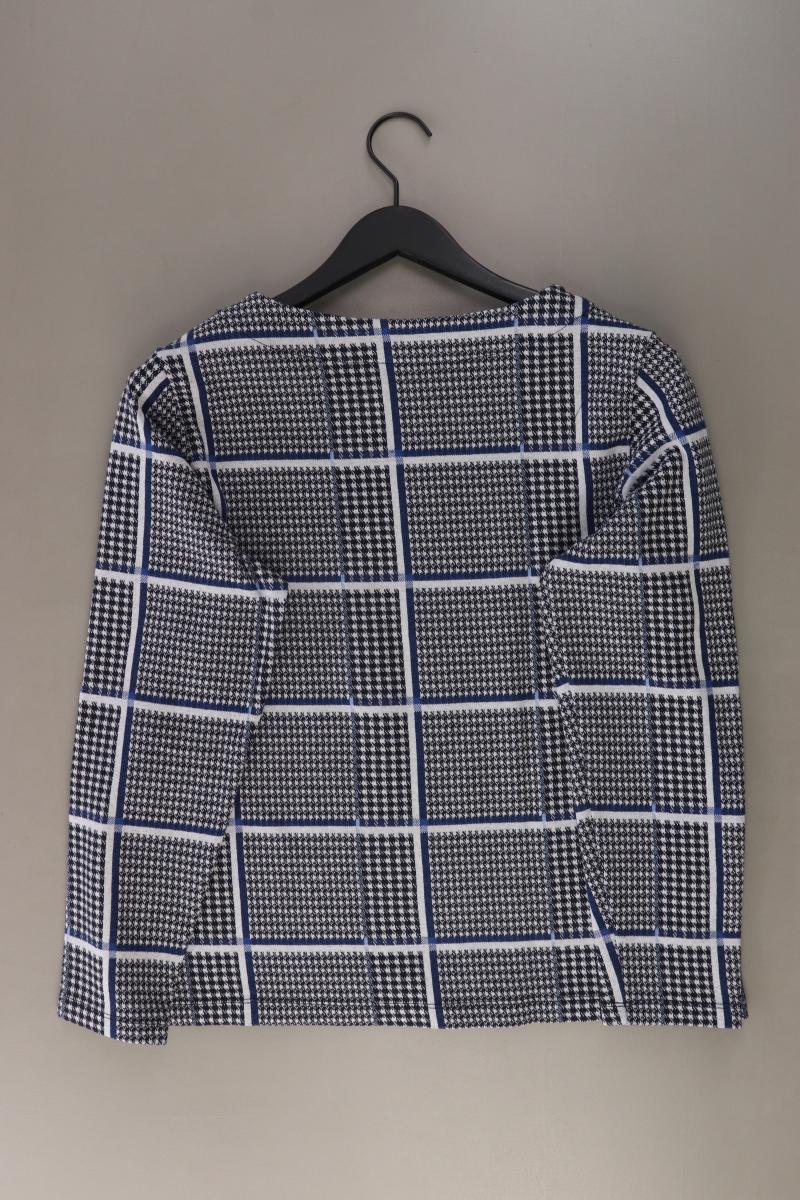 Street One Feinstrickpullover Gr. 42 hahnentritt blau aus Baumwolle