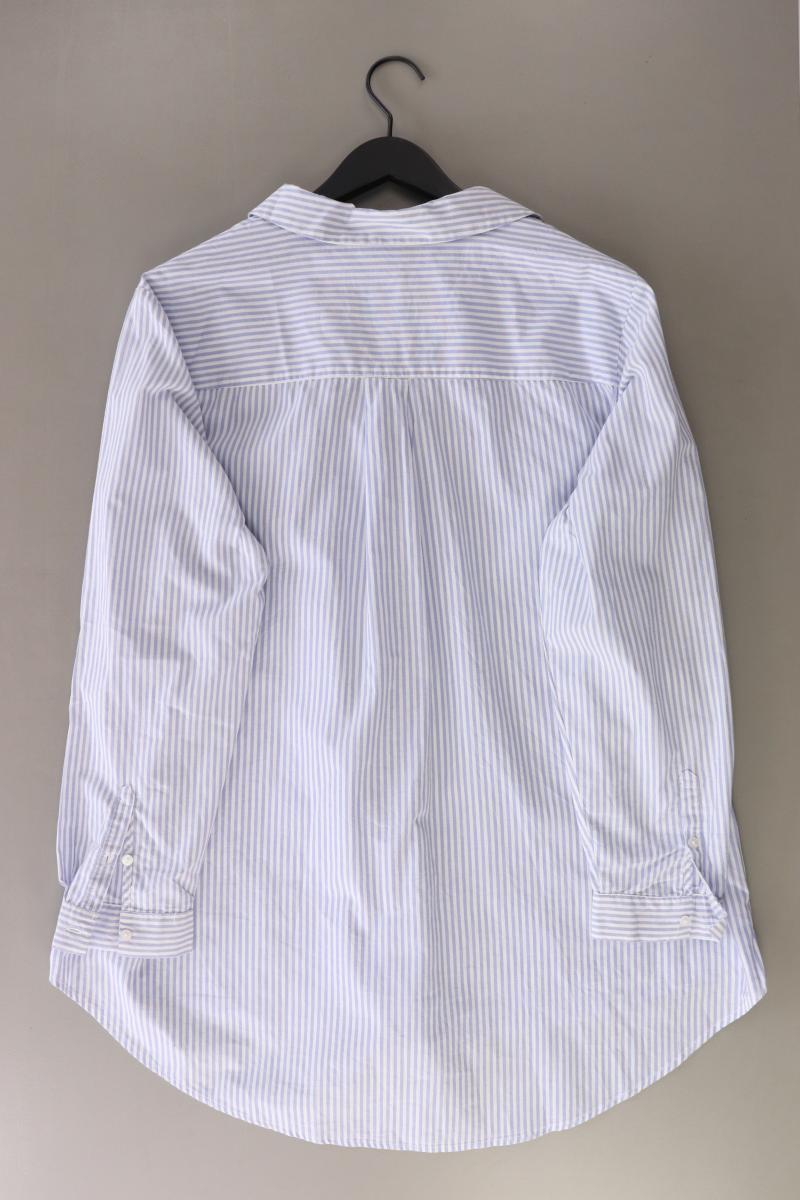 Tom Tailor (Denim) Langarmbluse Gr. 48 gestreift blau aus Baumwolle