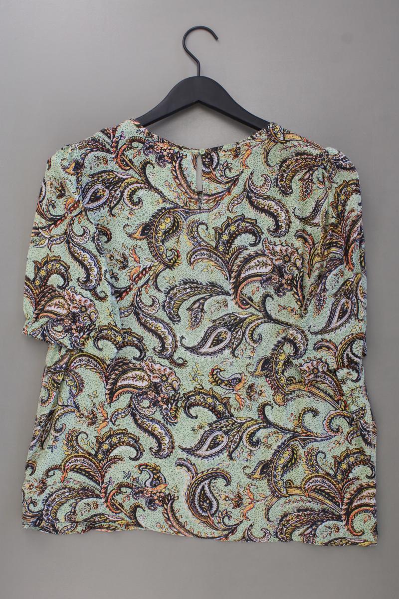 Street One Classic Bluse Gr. 40 mit Paisleymuster 3/4 Ärmel grün