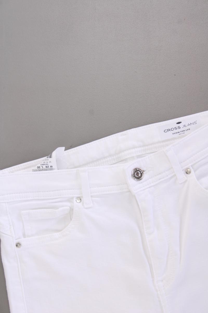 Cross Jeans 7/8 Jeans Gr. W29/L30 neuwertig Modell Judy weiß aus Baumwolle