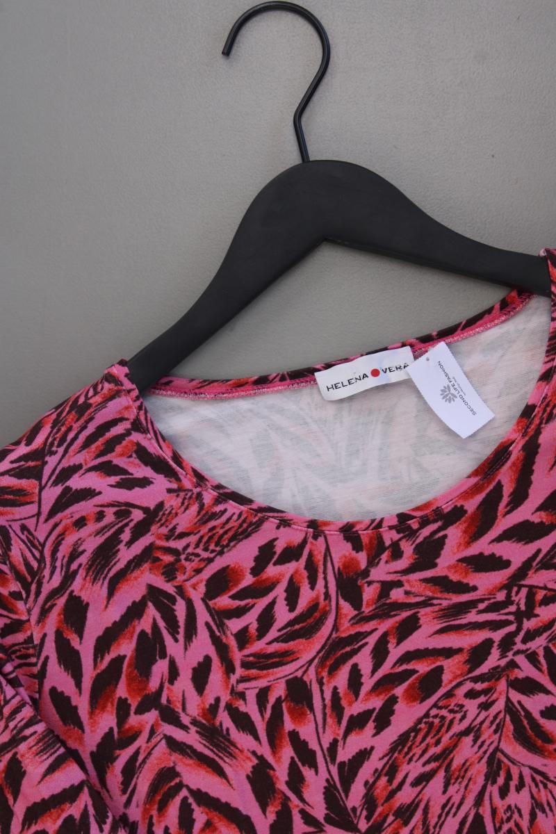 Helena Vera Printshirt Gr. 44 Kurzarm pink aus Viskose