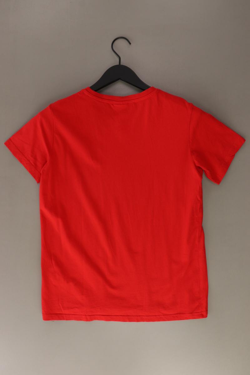 Champion Sportshirt Gr. L Kurzarm rot aus Baumwolle