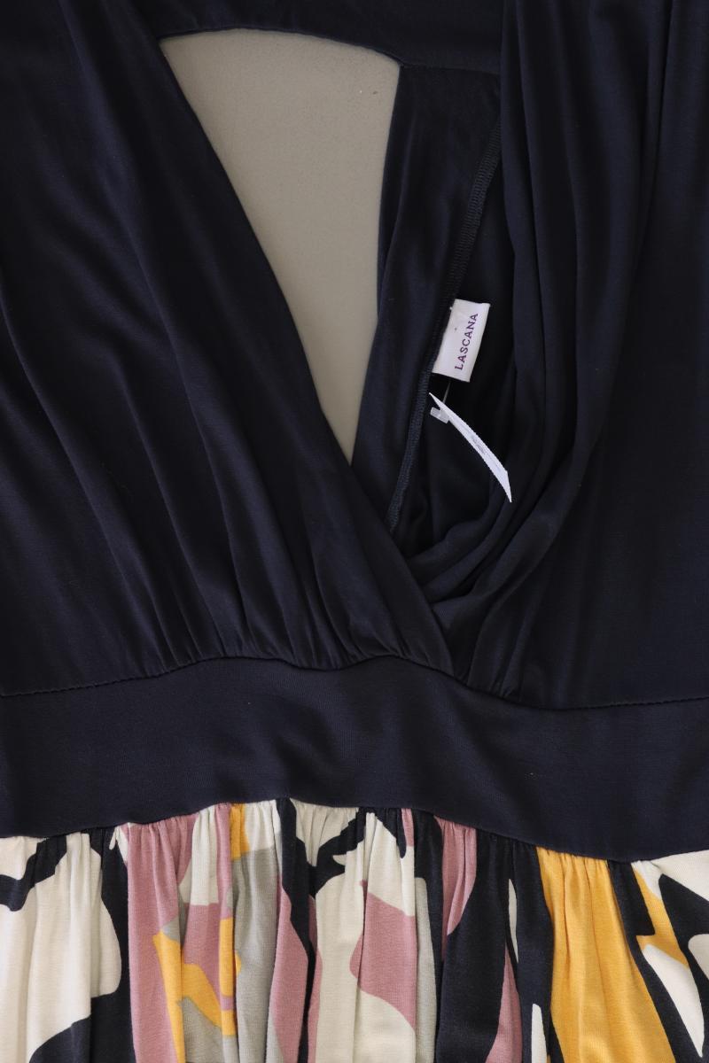 Lascana Jerseykleid Gr. 38 Ärmellos blau aus Viskose