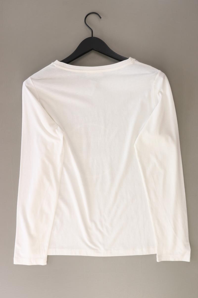 Cartoon Longsleeve-Shirt Gr. 38 Langarm creme aus Baumwolle