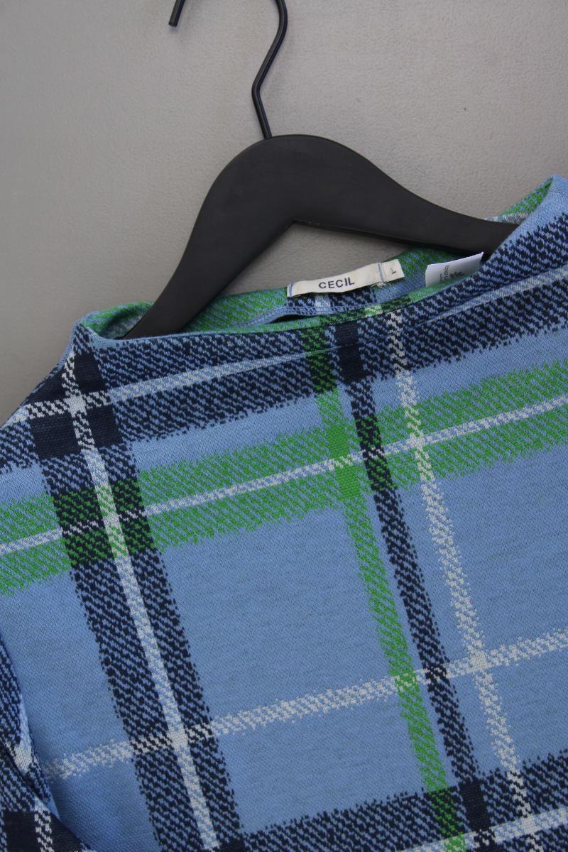 Cecil Feinstrickpullover Gr. L blau
