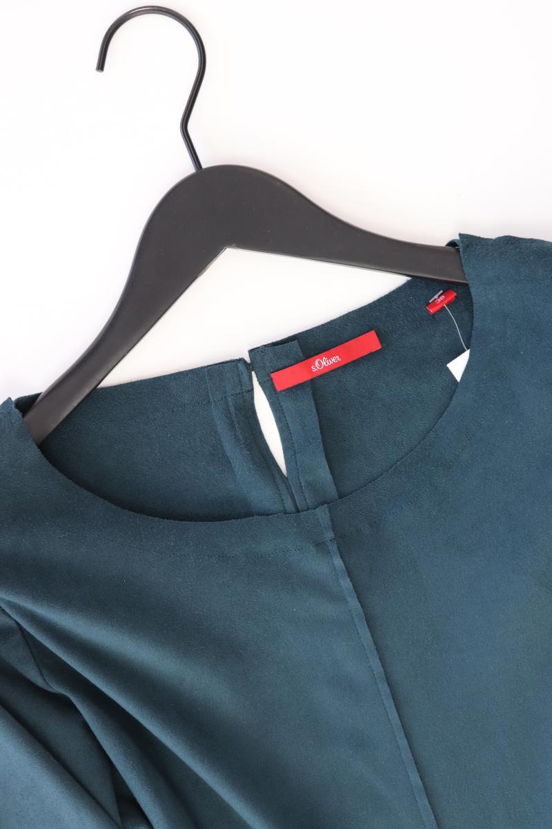 s.Oliver Regular Bluse Gr. 38 3/4 Ärmel blau aus Polyester