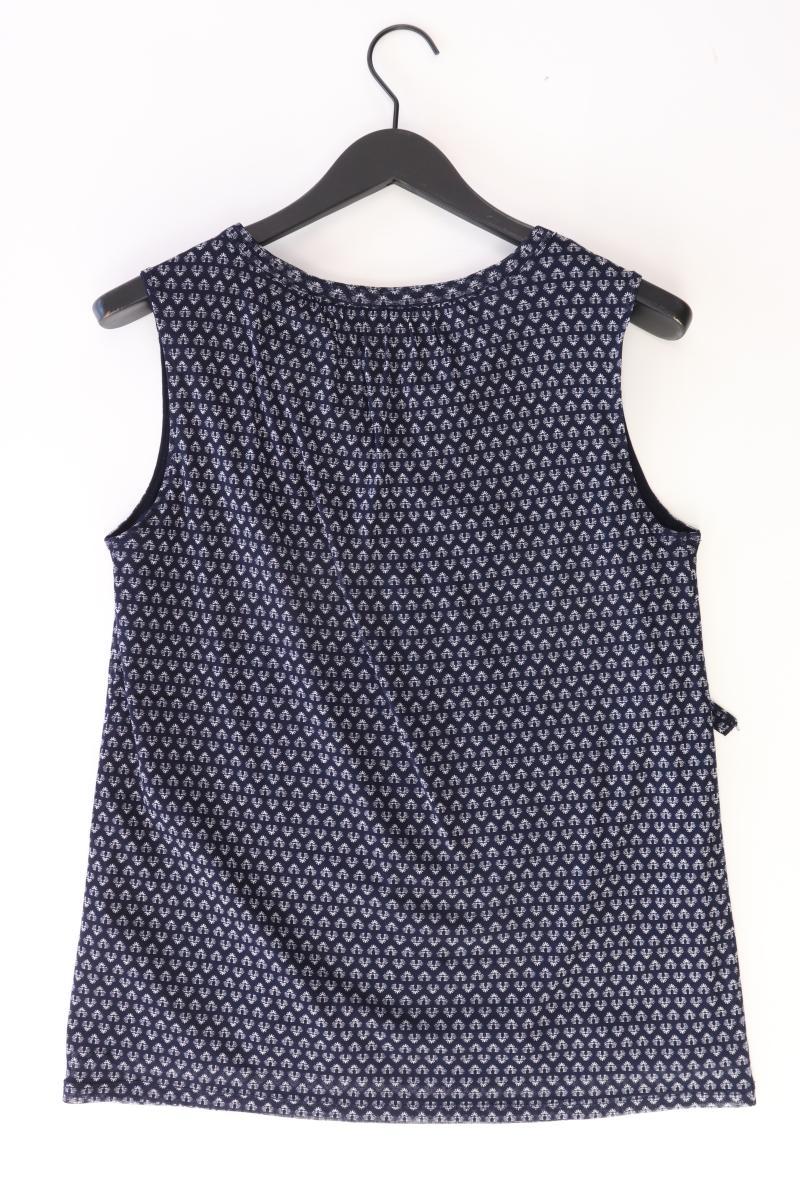 s.Oliver Ärmellose Bluse Gr. 40 blau aus Polyester