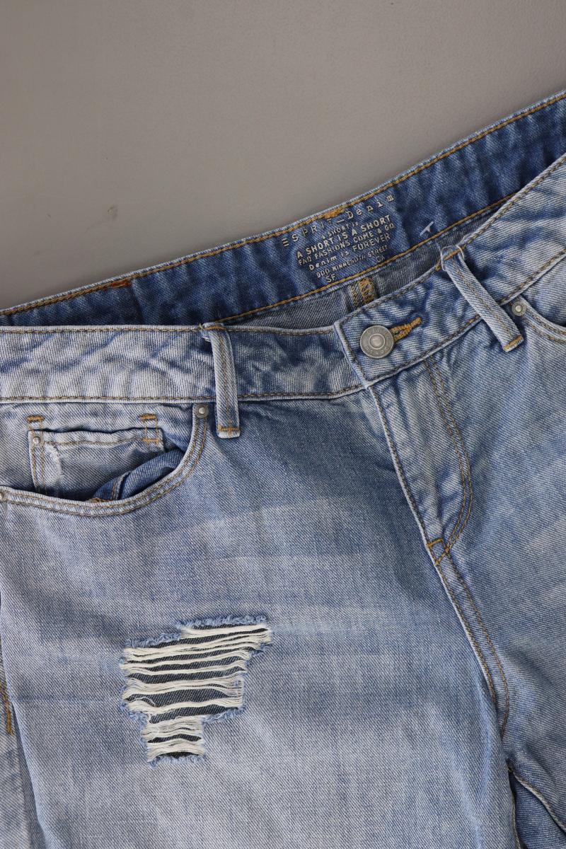 Esprit Jeansshorts Gr. W26 blau aus Baumwolle