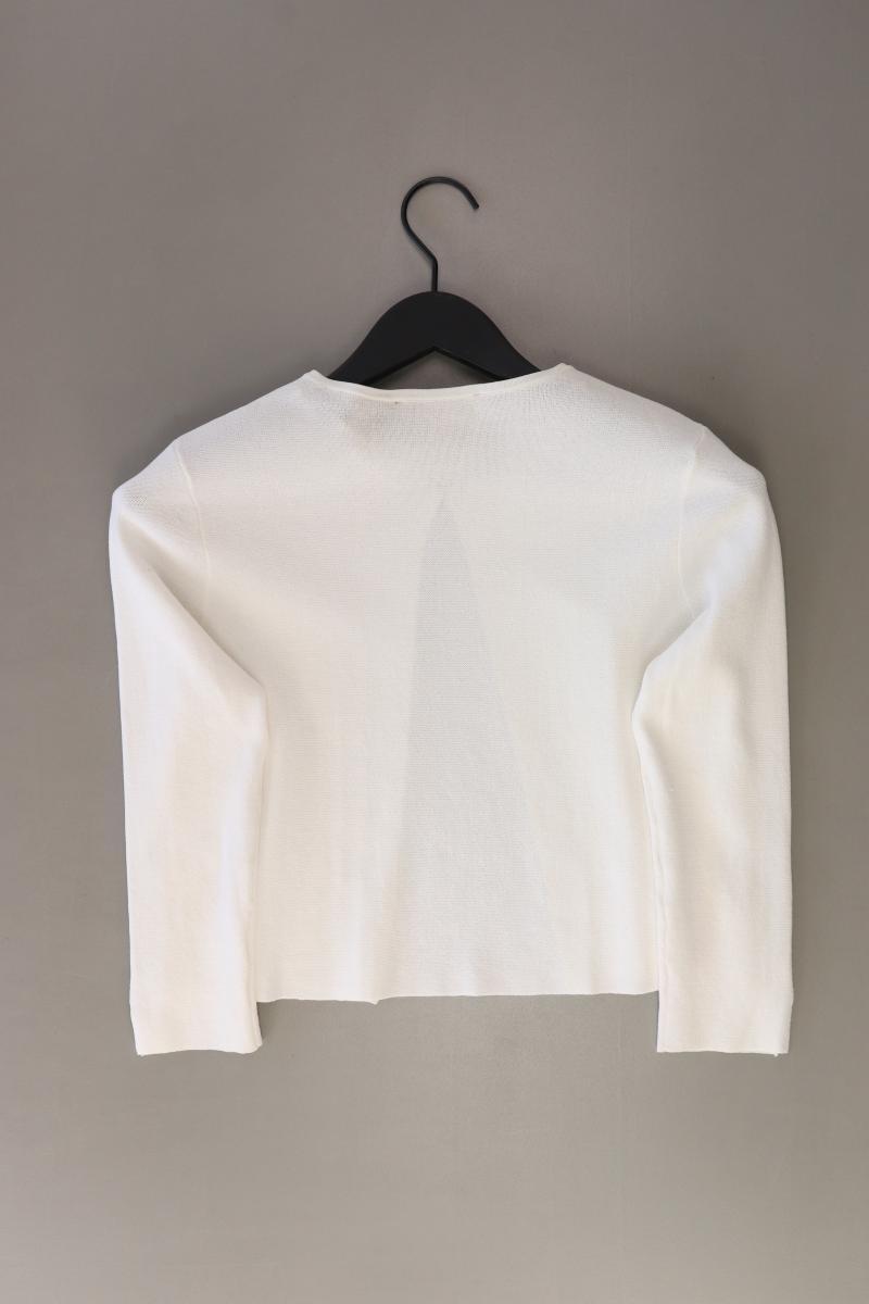 Esprit Strickjacke Gr. XS 3/4 Ärmel weiß aus Viskose