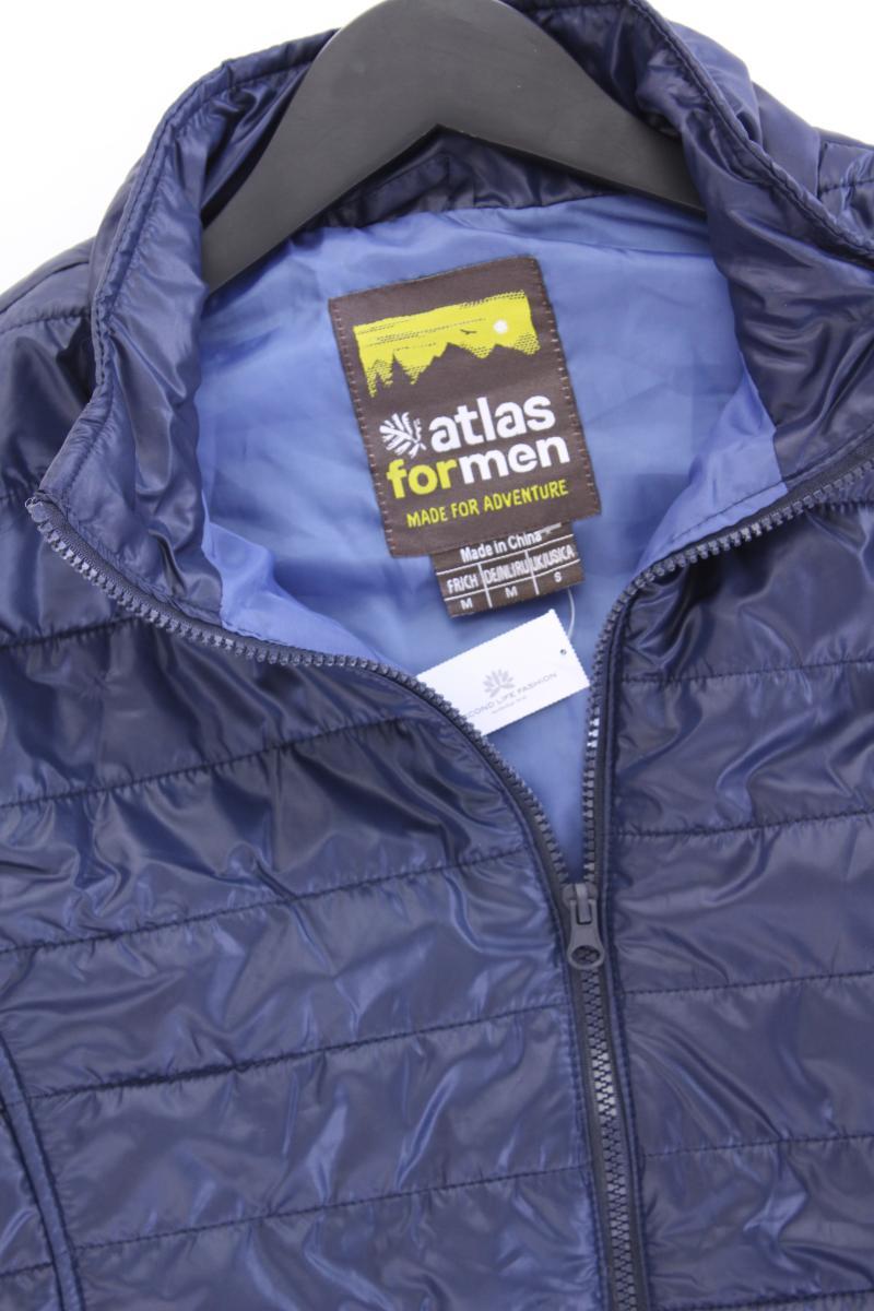 Atlas For Men Steppweste für Herren Gr. M neuwertig blau aus Polyester