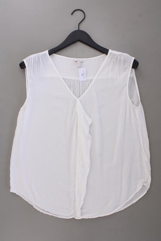 Esprit Ärmellose Bluse Gr. 40 creme