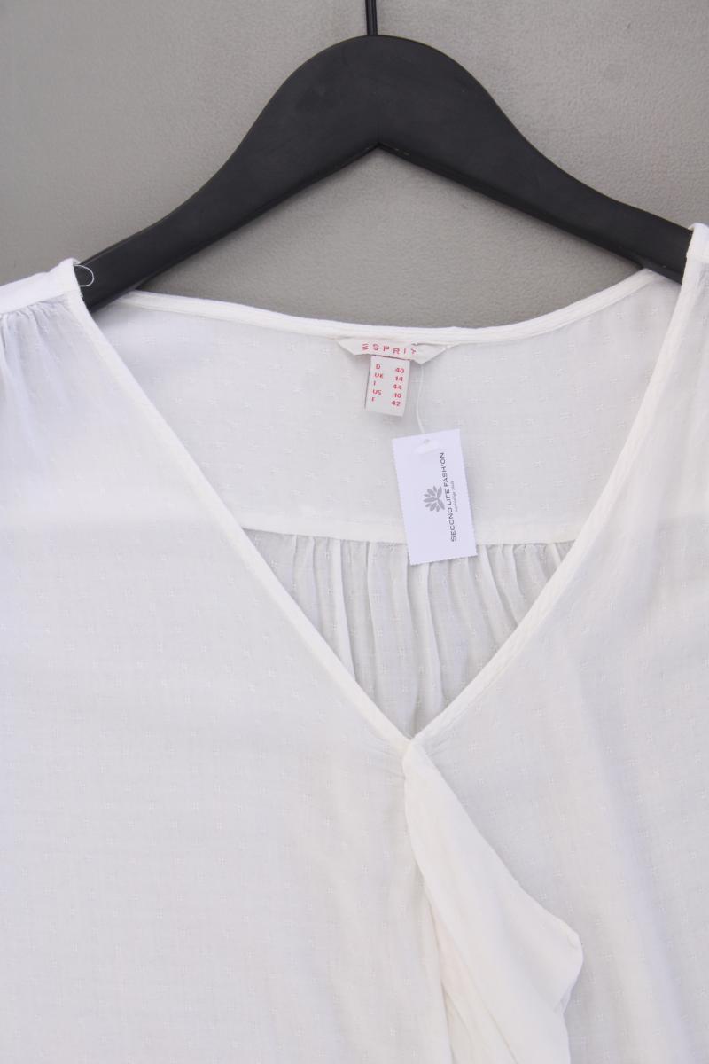Esprit Ärmellose Bluse Gr. 40 creme
