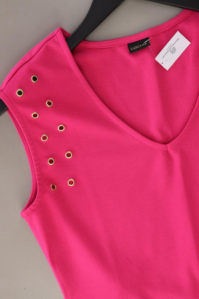 Lascana Midikleid Gr. 40 Ärmellos pink aus Polyester