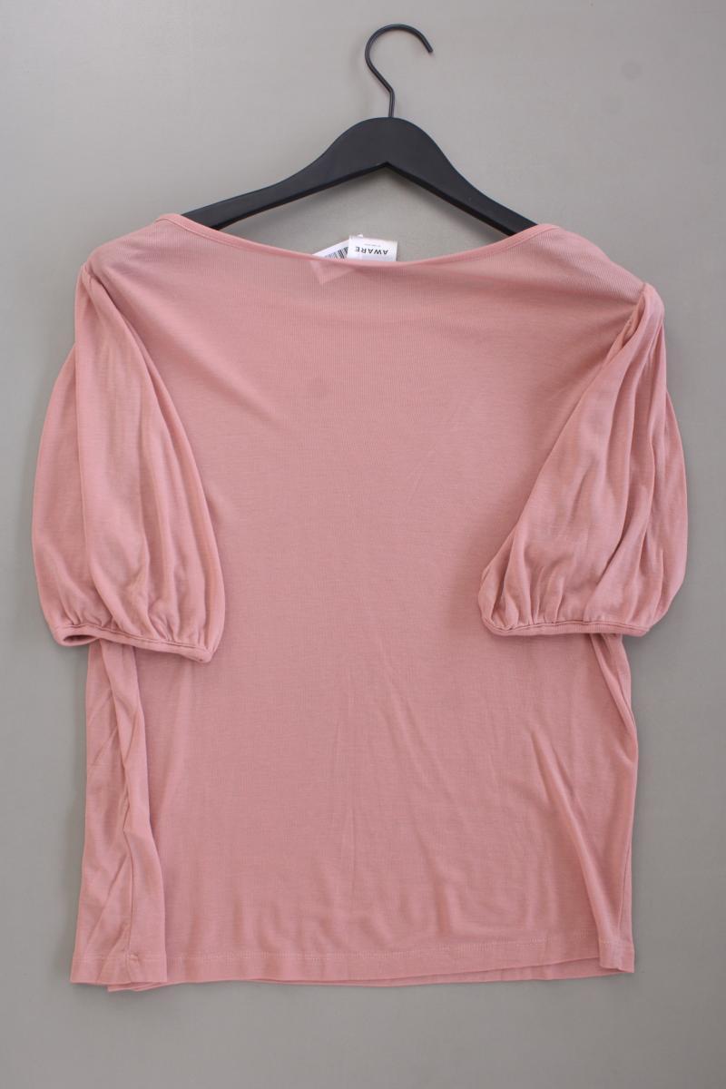 Aware by Vero Moda Shirt Gr. L neuwertig Kurzarm rosa aus Lyocell