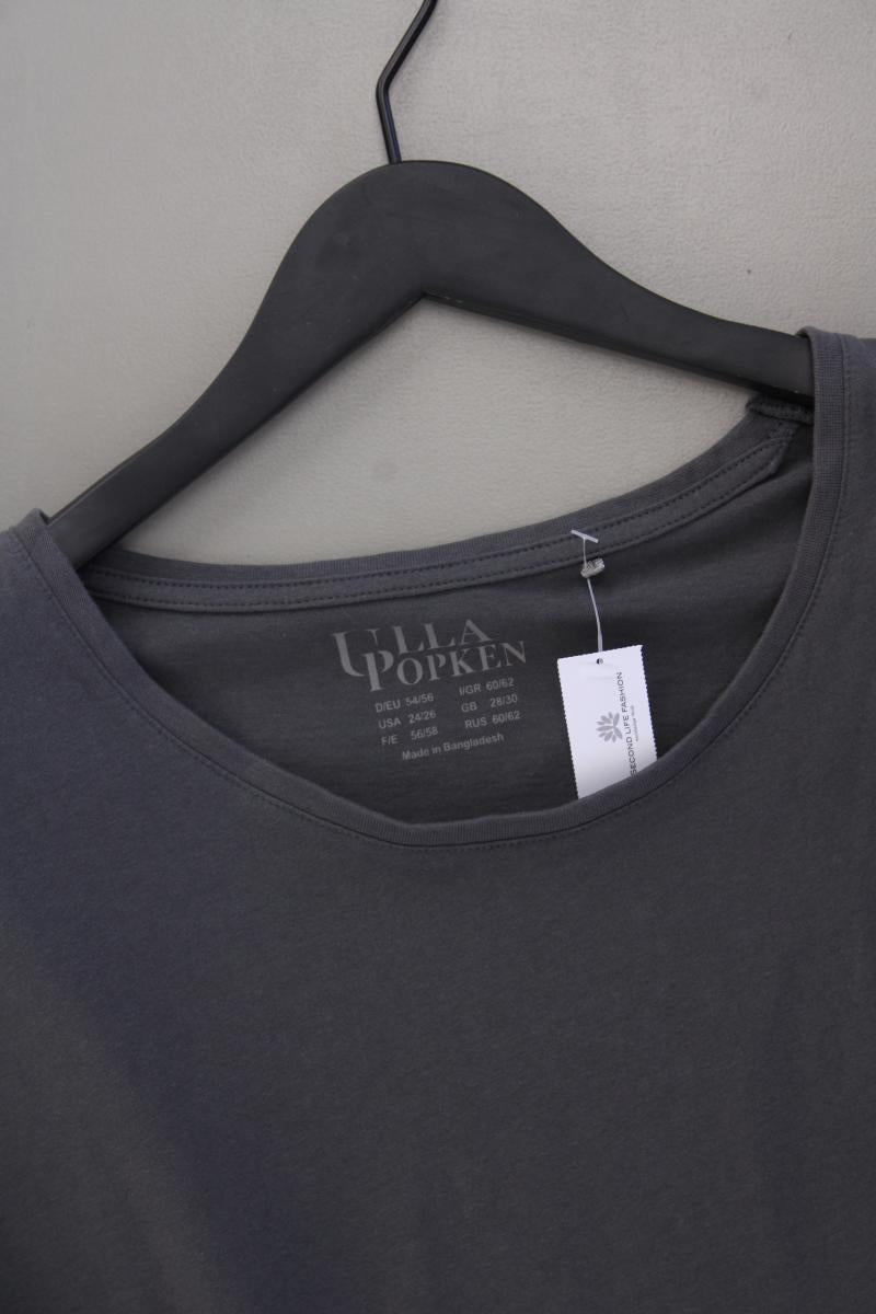 Ulla Popken Longsleeve-Shirt Gr. 54/56 neuwertig Langarm grau aus Baumwolle