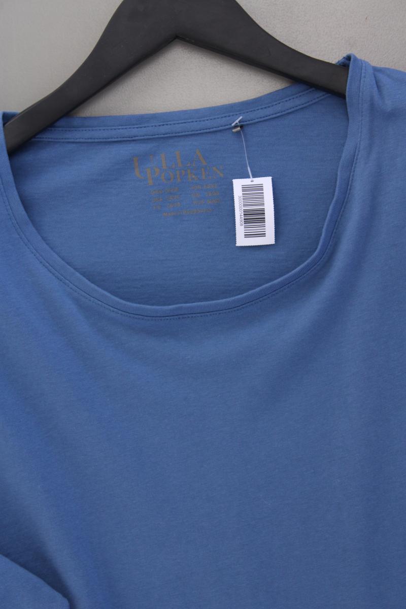Ulla Popken Longsleeve-Shirt Gr. 54/56 neuwertig Langarm blau aus Baumwolle